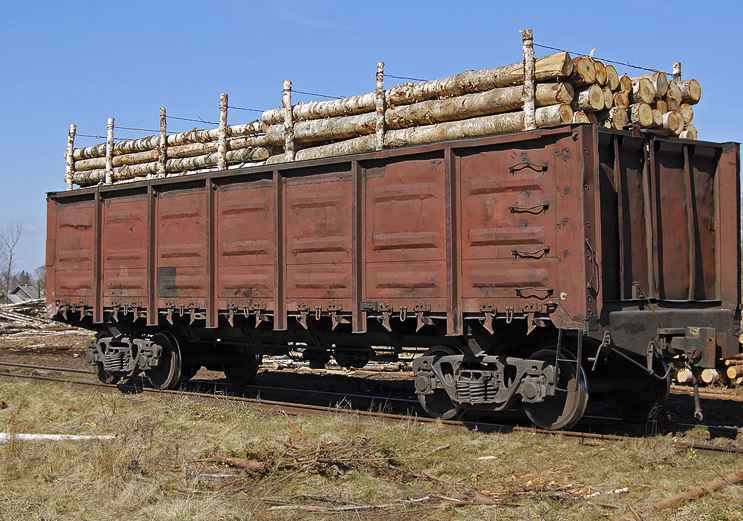 Перевозка ЛЕСА вагонами из Лобвы в Екатеринбург
