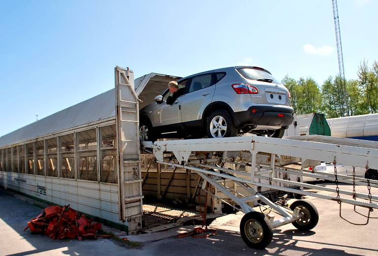 Стоимость транспортировки жд сеткой машины из Санкт-Петербурга в Иркутск